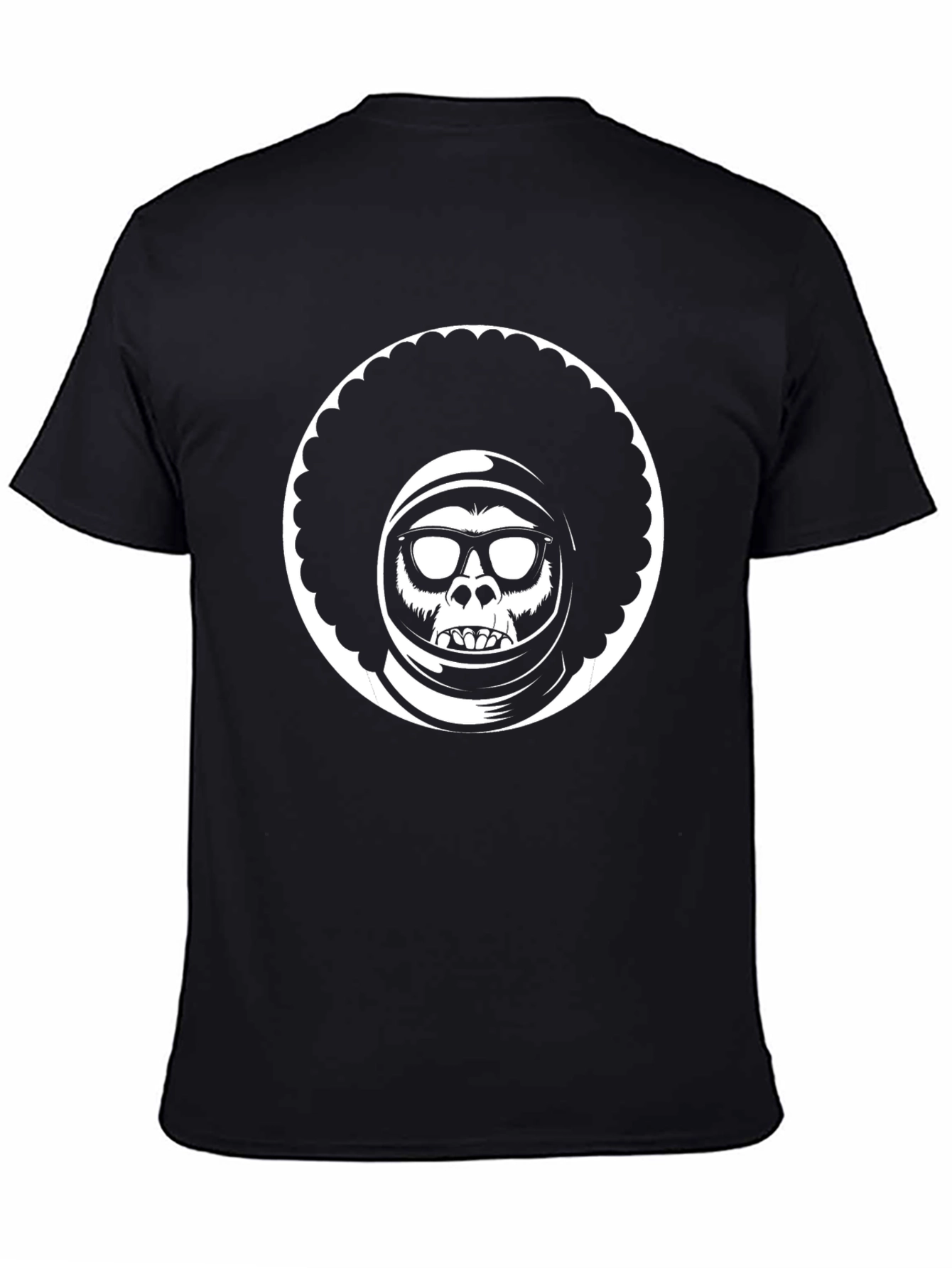 Astro Ape Black T-Shirt - Unique Graphic Tee