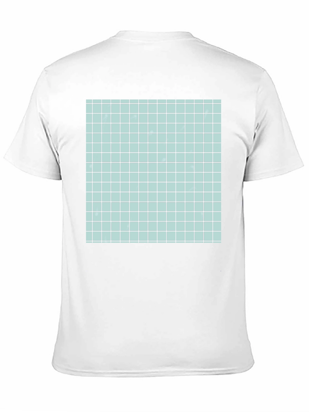 Grid Pattern T-Shirt - Modern Graphic Tee