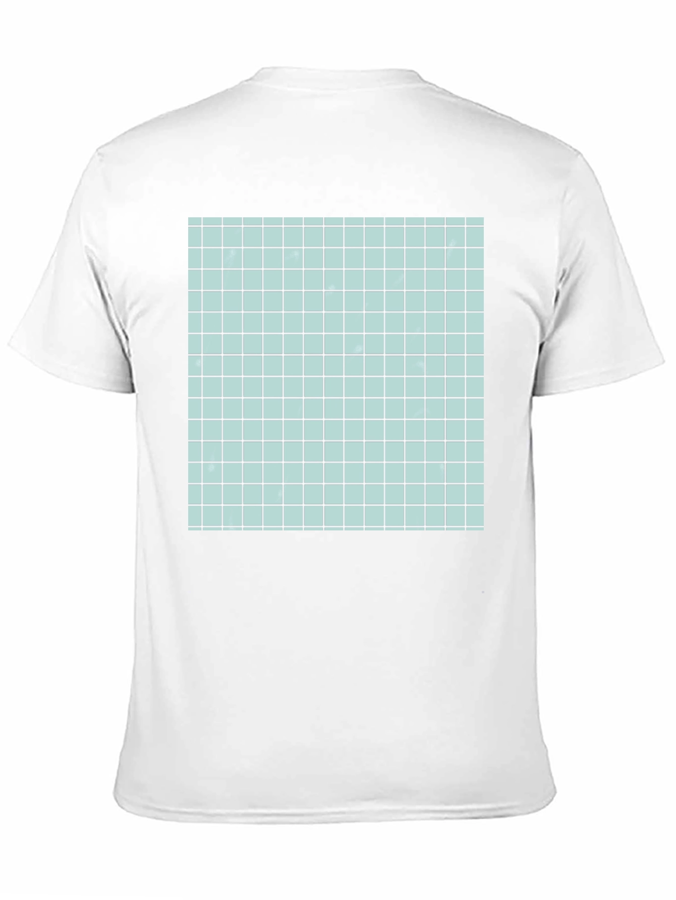 Grid Pattern T-Shirt - Modern Graphic Tee