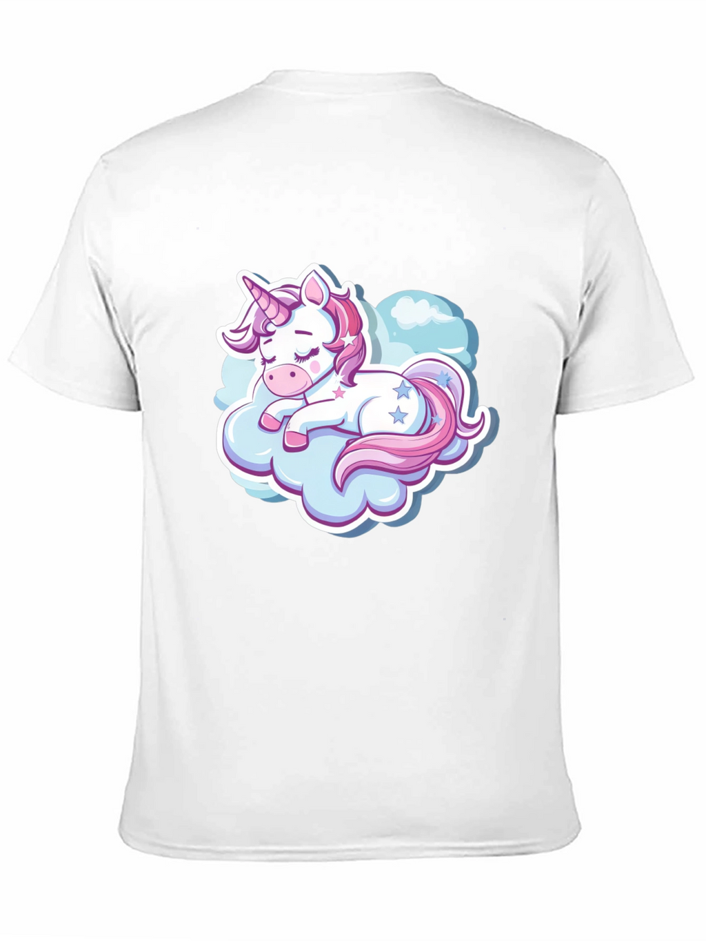 Unicorn Cloud Black T-Shirt
