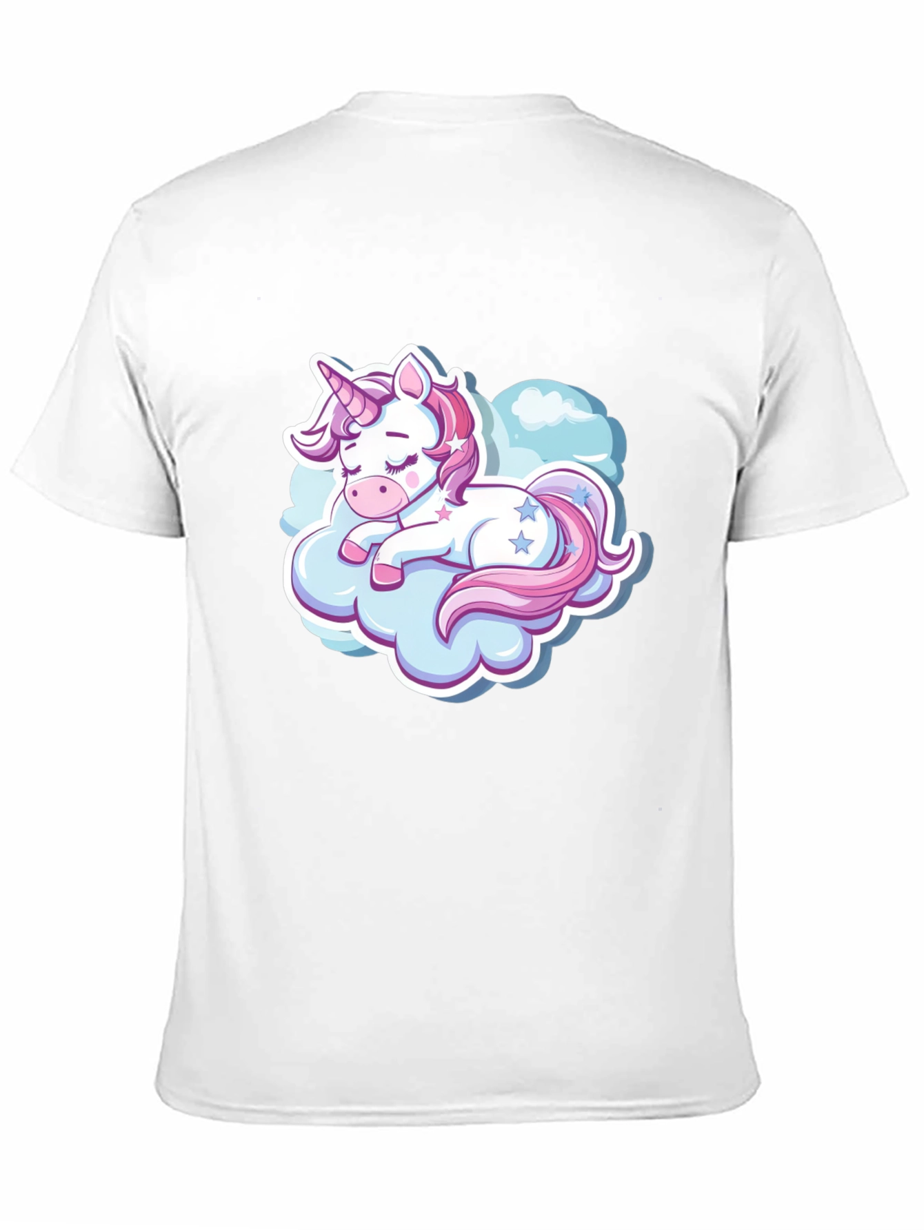 Unicorn Cloud Black T-Shirt
