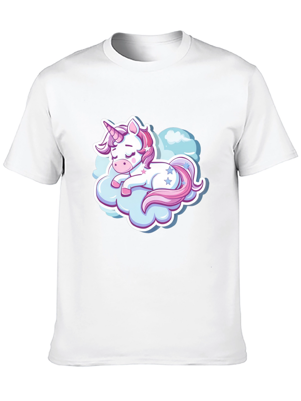 Unicorn Cloud Black T-Shirt