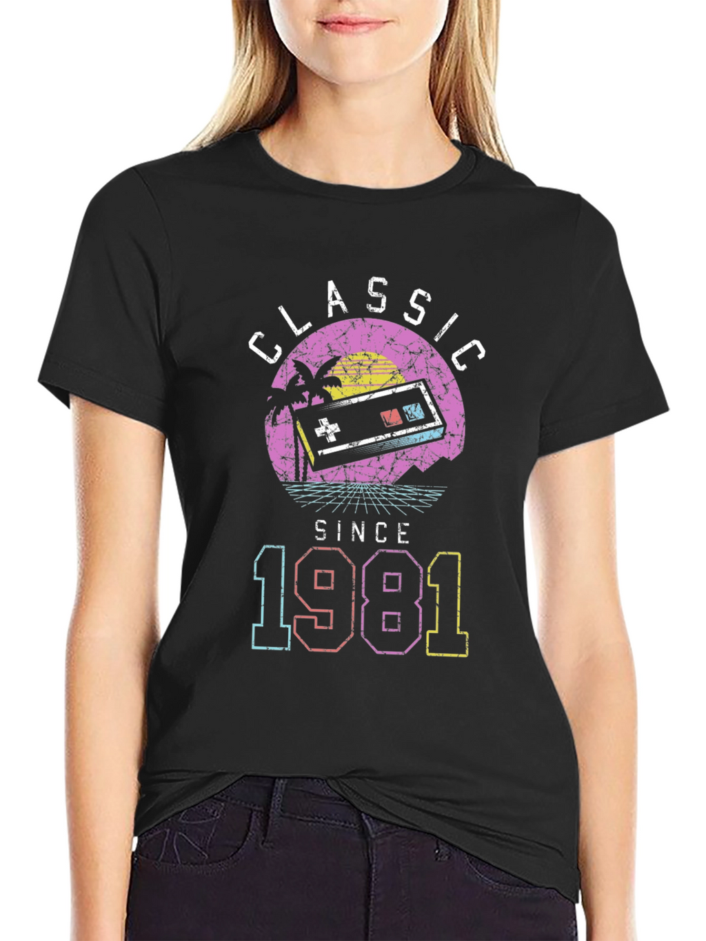 Classic Since 1981 Retro Gaming T-Shirt