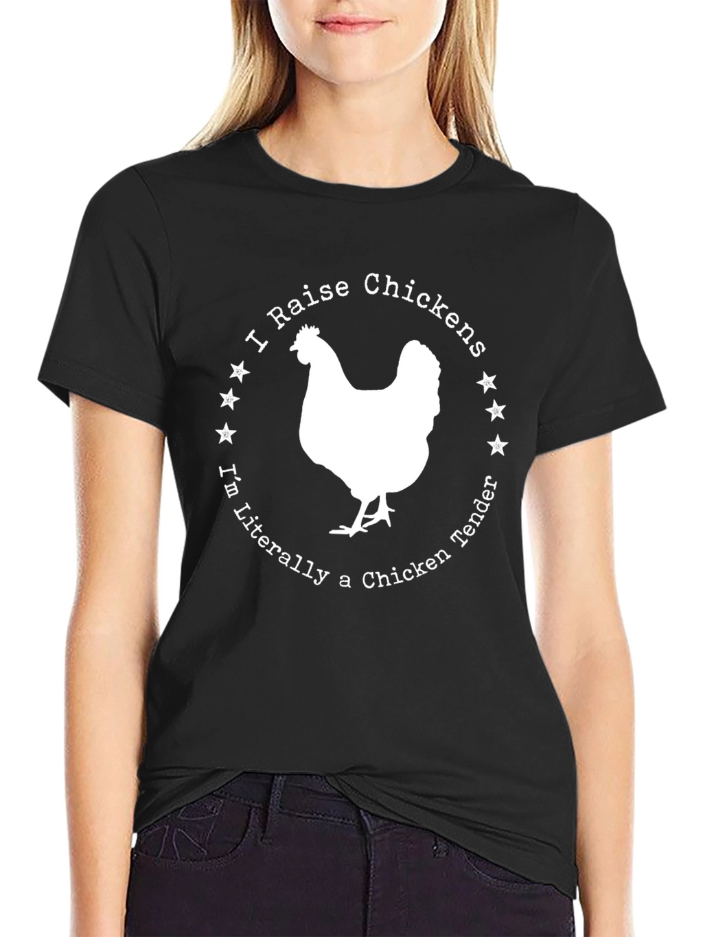 I Raise Chickens T-Shirt - Chicken Tender Funny Tee