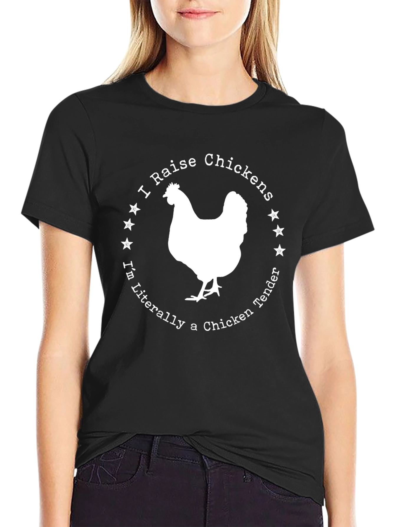 I Raise Chickens T-Shirt - Chicken Tender Funny Tee