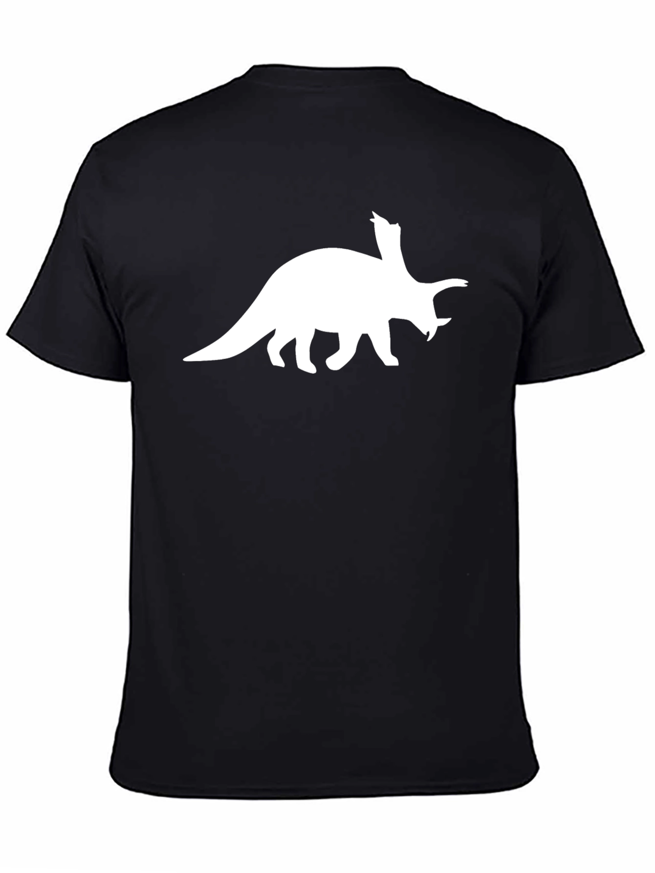 Dinosaur Graphic Tee - Stylish Black T-Shirt
