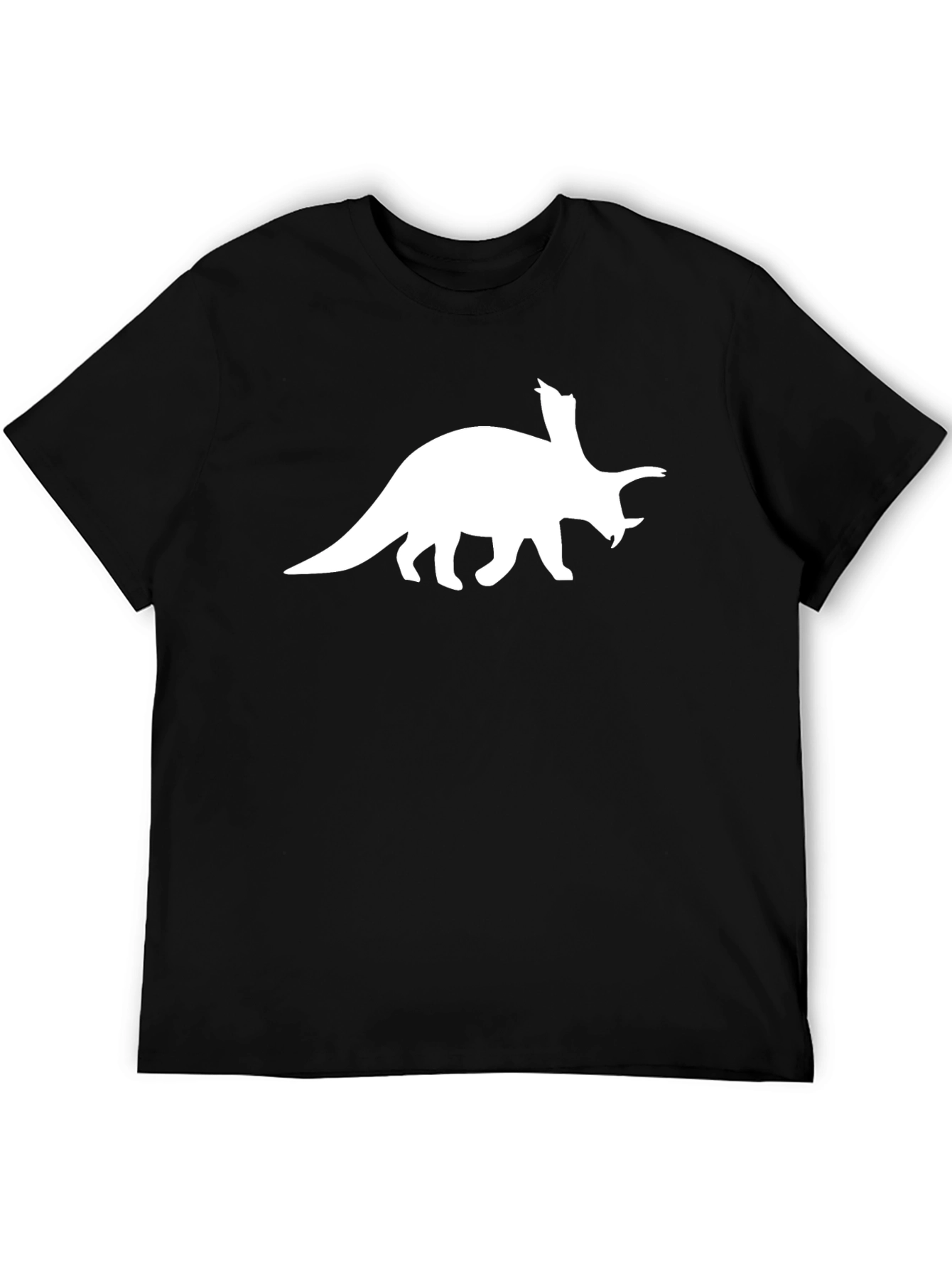 Dinosaur Graphic Tee - Stylish Black T-Shirt