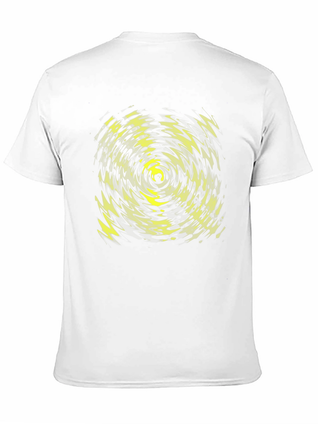 Abstract Vortex Graphic Tee - Black