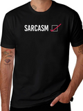 Sarcasm Checked T-Shirt - Humorous Graphic Tee