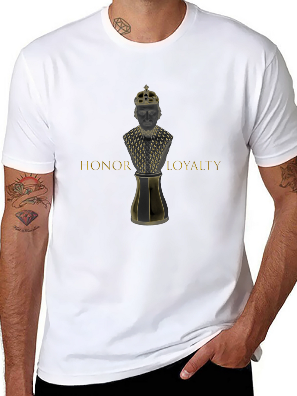Honor Loyalty King Graphic T-Shirt
