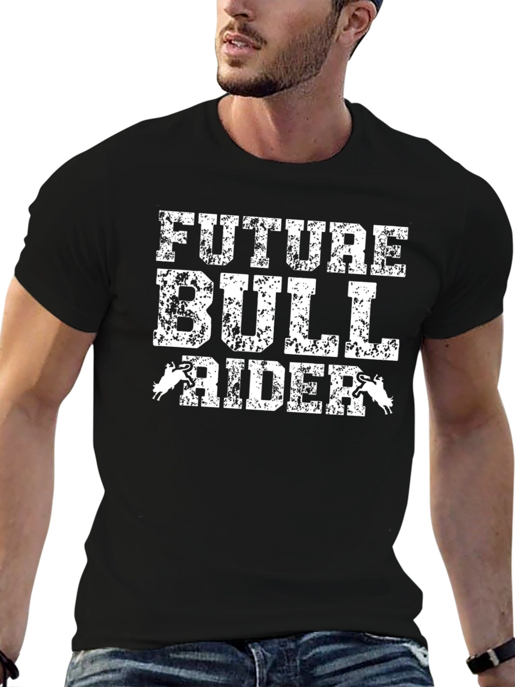 Future Bull Rider Graphic T-Shirt