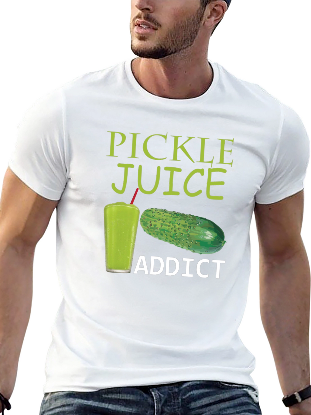 Pickle Juice Addict Graphic T-Shirt