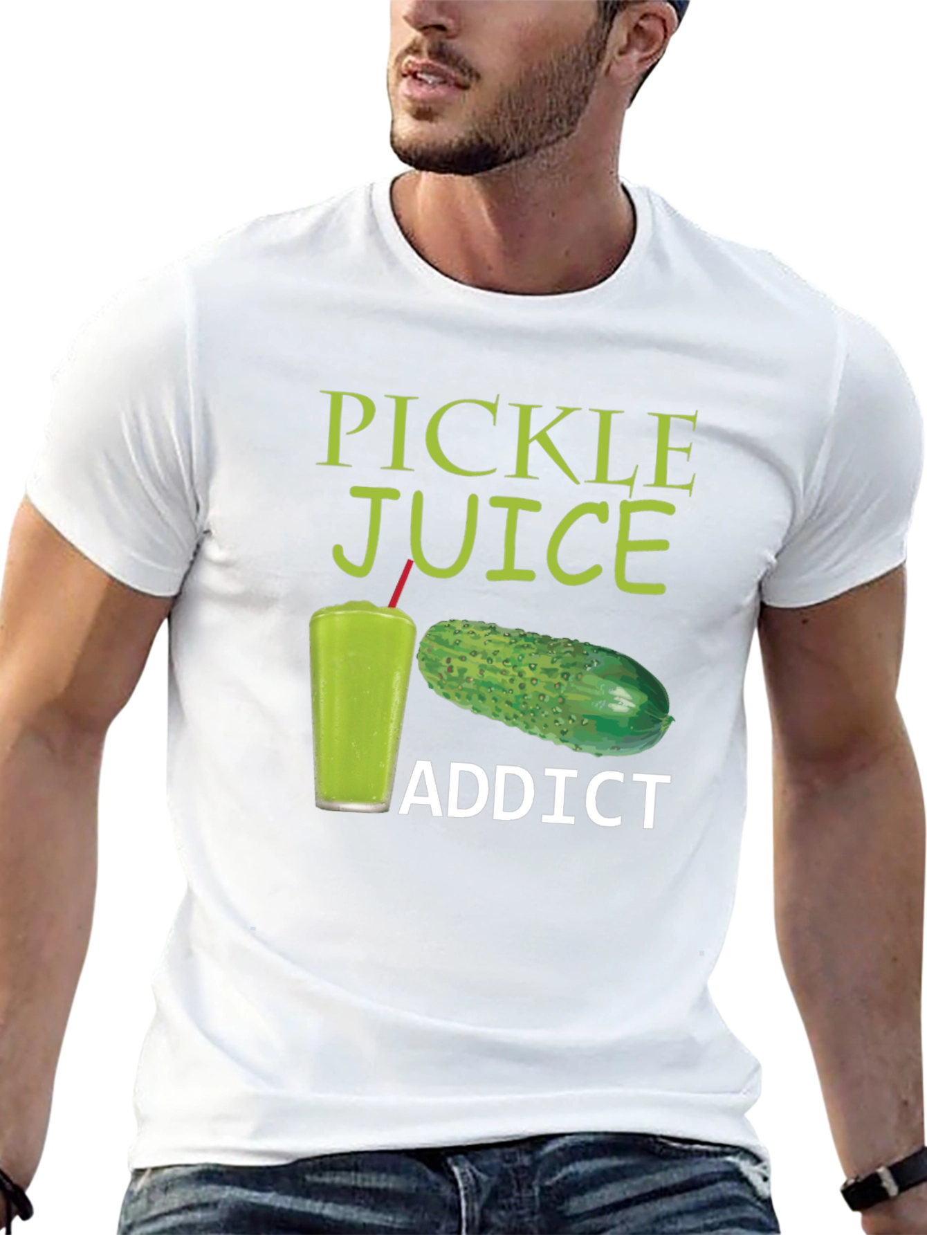 Pickle Juice Addict Graphic T-Shirt