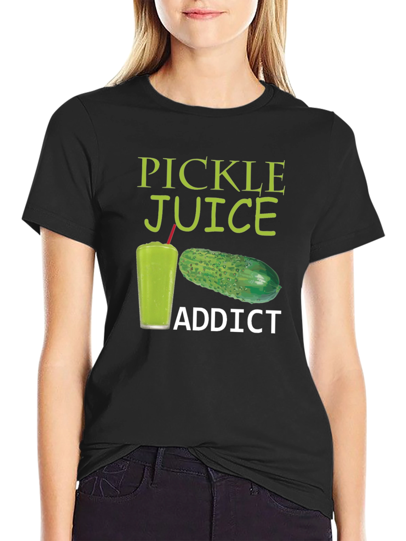 Pickle Juice Addict Graphic T-Shirt