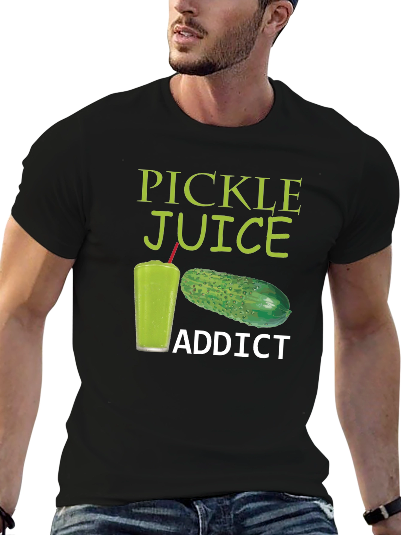 Pickle Juice Addict Graphic T-Shirt