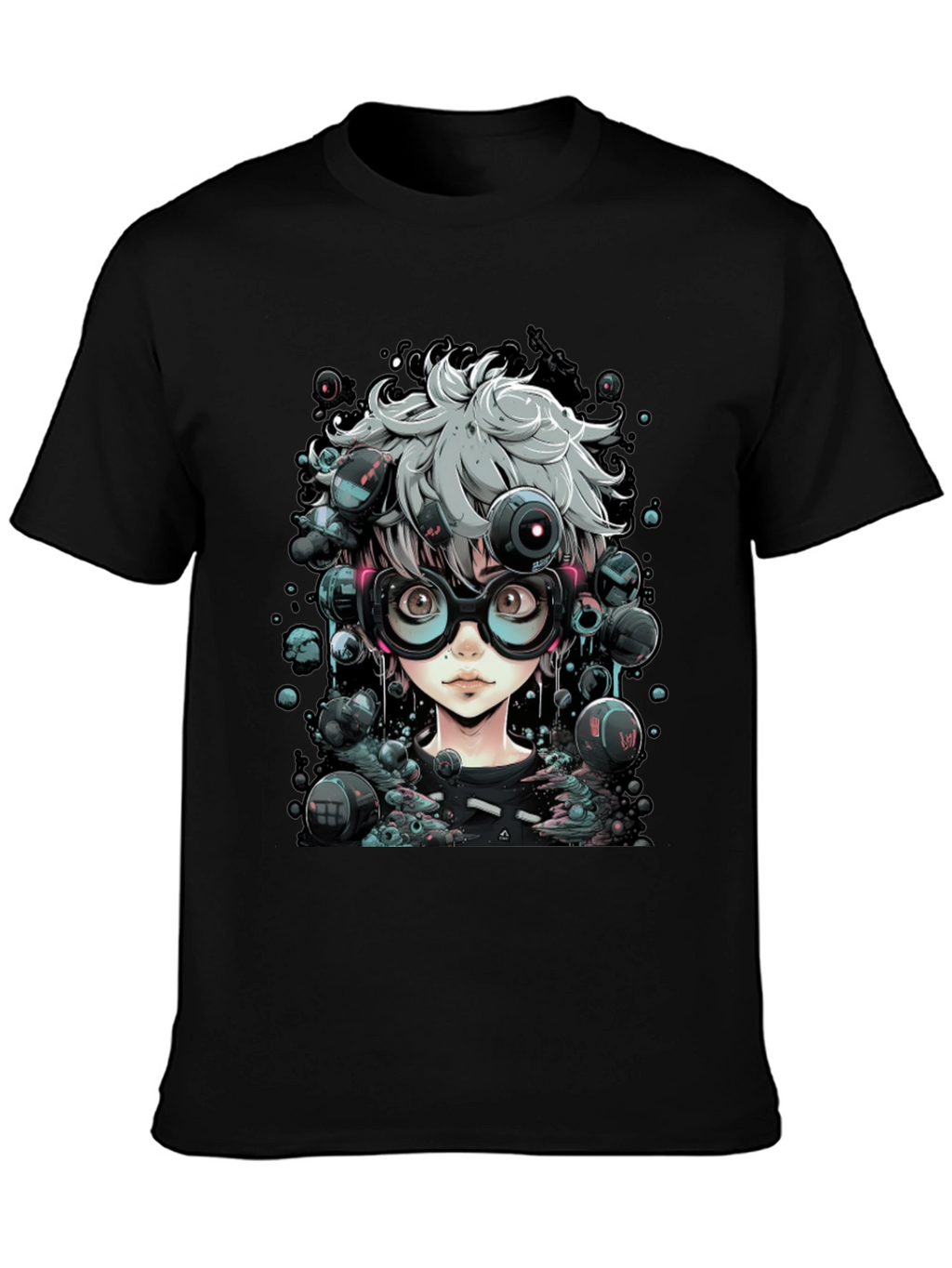 Cyberpunk Anime T-Shirt - Edgy Futuristic Style