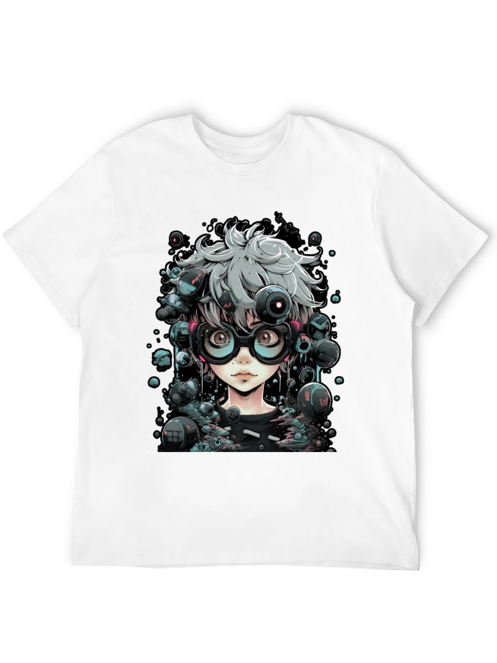 Cyberpunk Anime T-Shirt - Edgy Futuristic Style