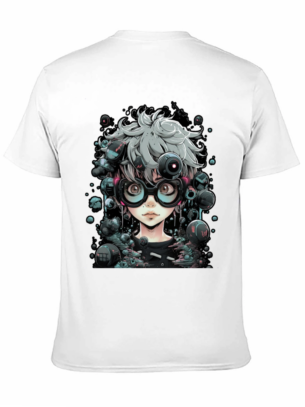 Cyberpunk Anime T-Shirt - Edgy Futuristic Style