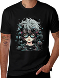 Cyberpunk Anime T-Shirt - Edgy Futuristic Style