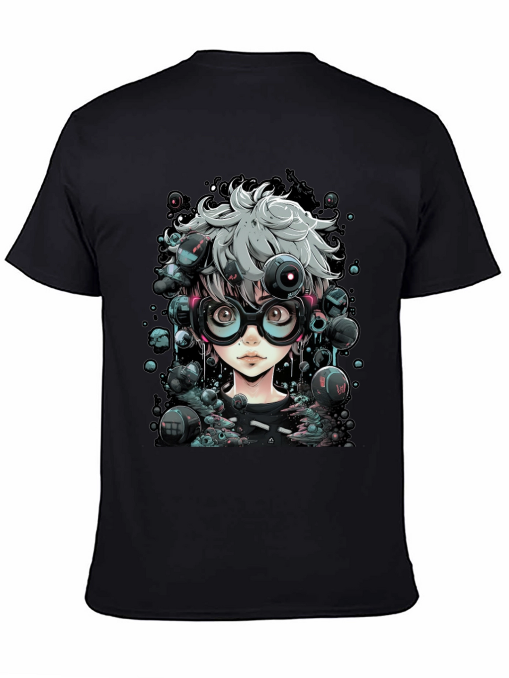 Cyberpunk Anime T-Shirt - Edgy Futuristic Style