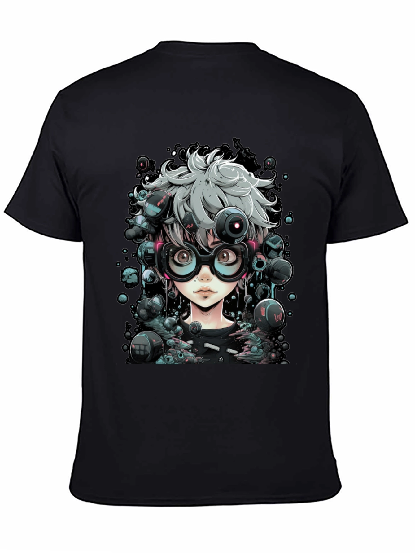 Cyberpunk Anime T-Shirt - Edgy Futuristic Style