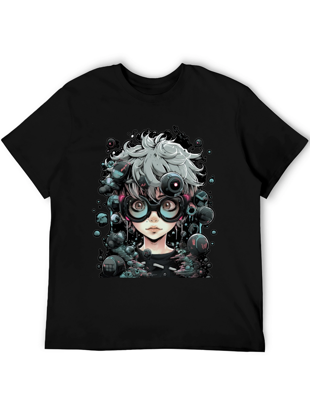 Cyberpunk Anime T-Shirt - Edgy Futuristic Style