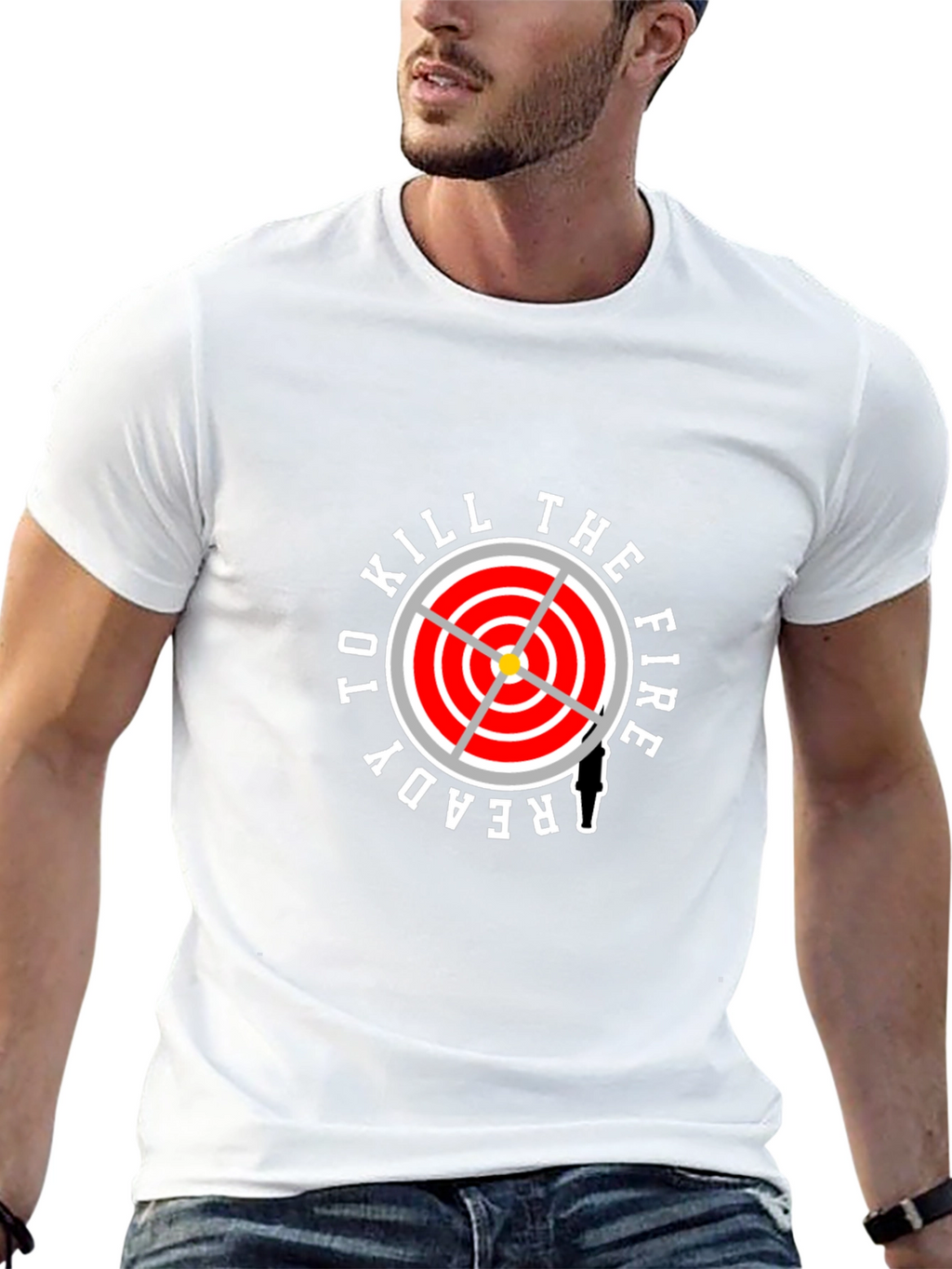 Ready To Kill The Fire T-Shirt - Firefighter