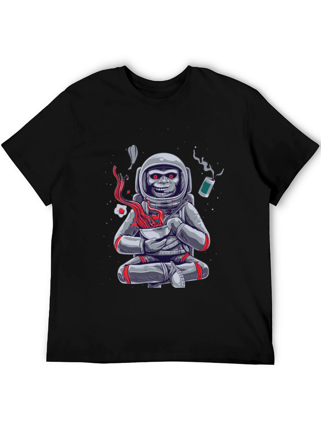 Astronaut Monkey Ramen T-Shirt