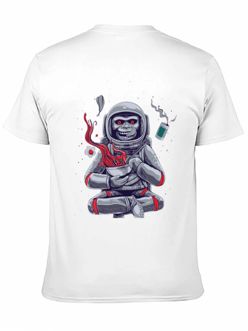 Astronaut Monkey Ramen T-Shirt