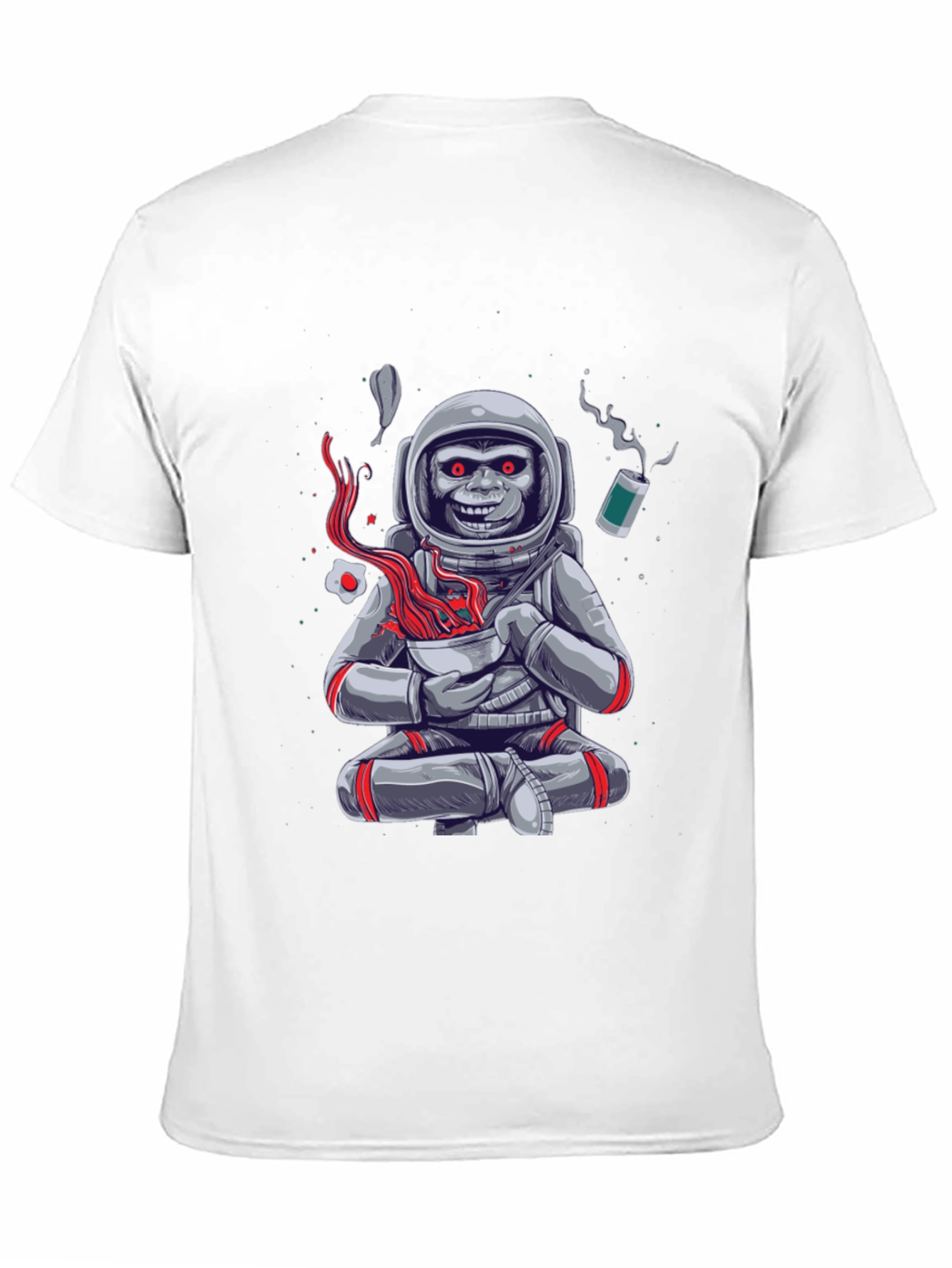 Astronaut Monkey Ramen T-Shirt