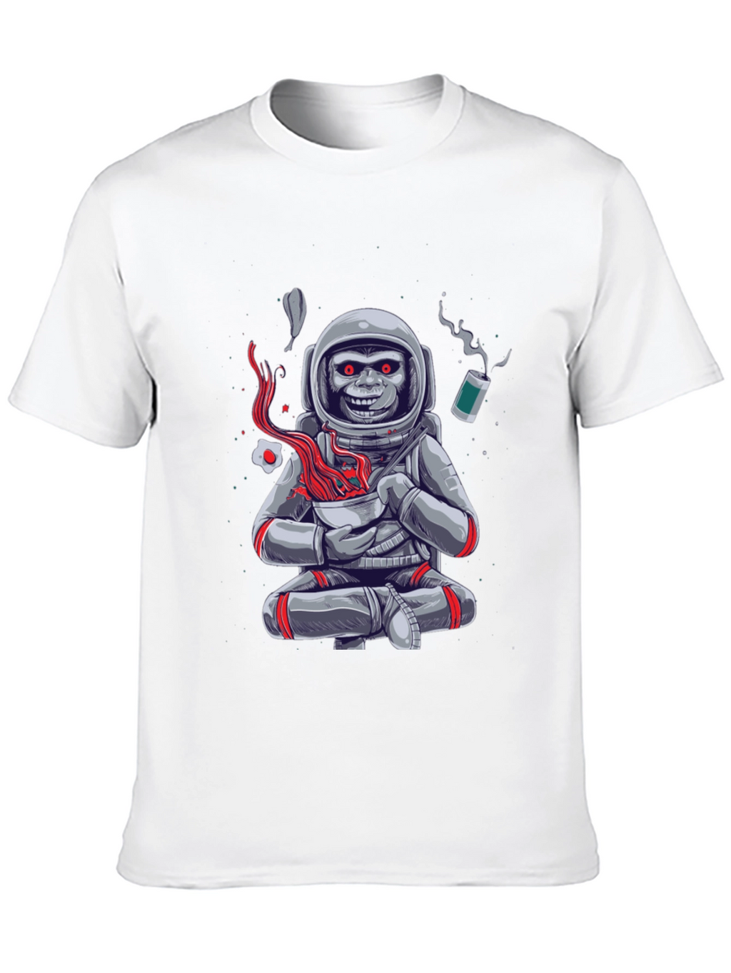 Astronaut Monkey Ramen T-Shirt