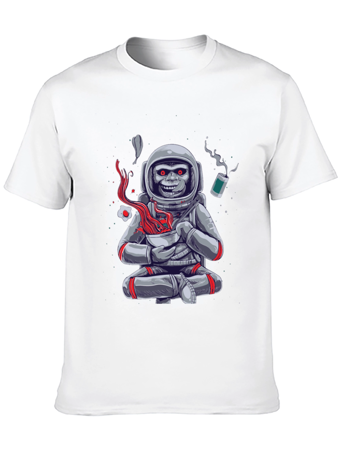 Astronaut Monkey Ramen T-Shirt