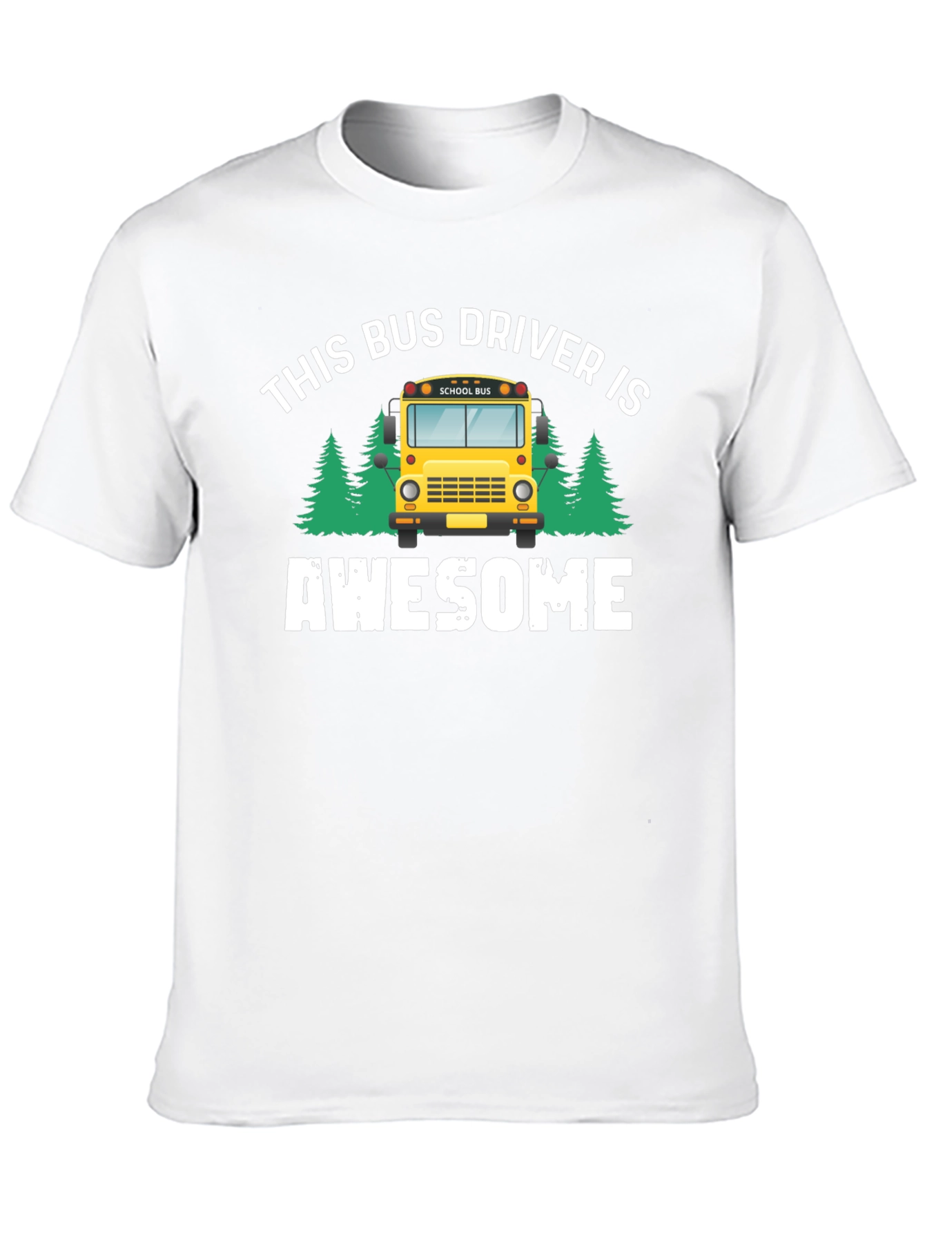 Awesome Bus Driver Graphic T-Shirt