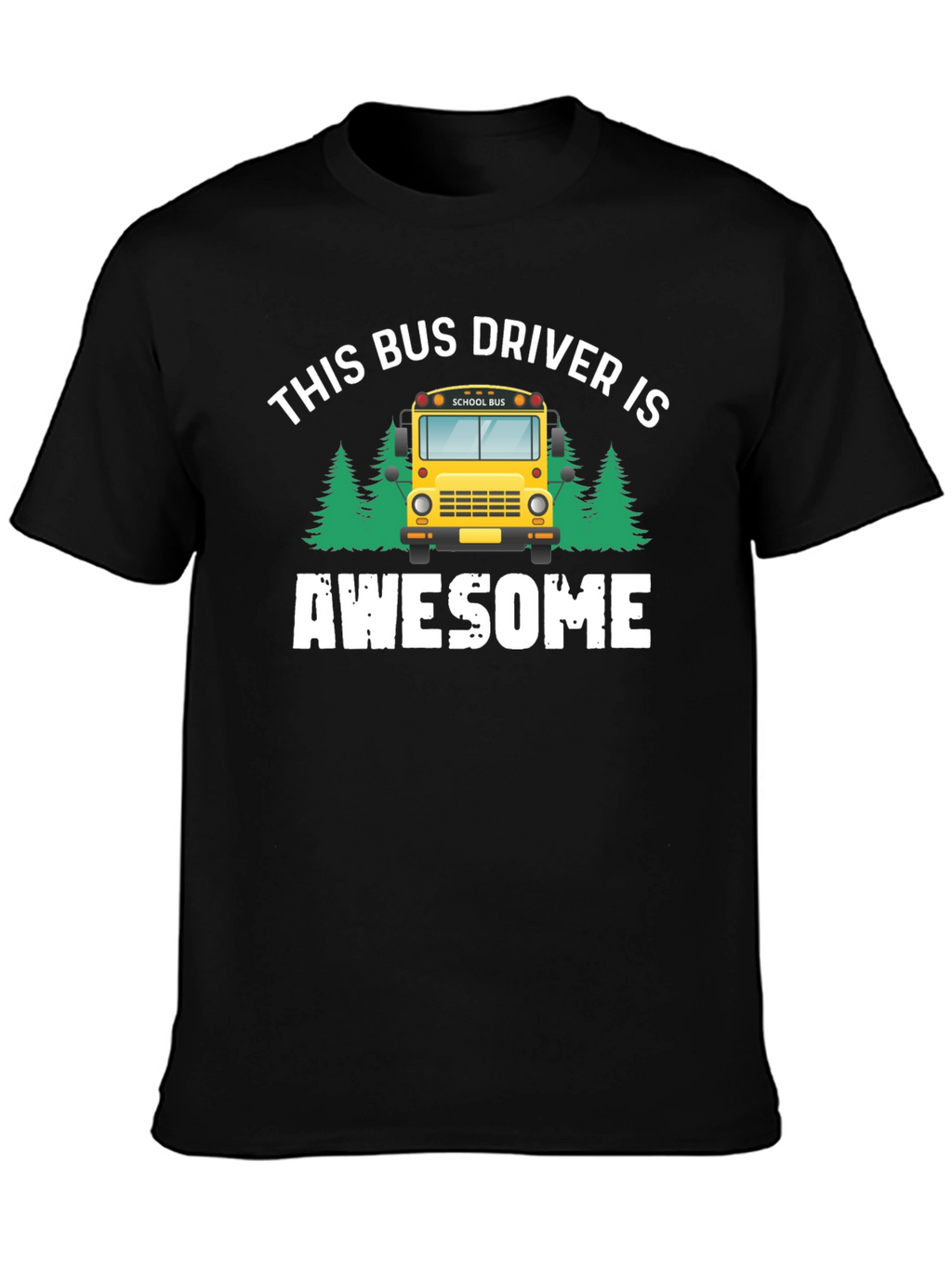 Awesome Bus Driver Graphic T-Shirt