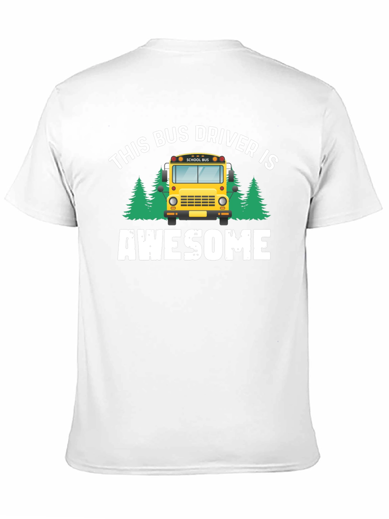 Awesome Bus Driver Graphic T-Shirt