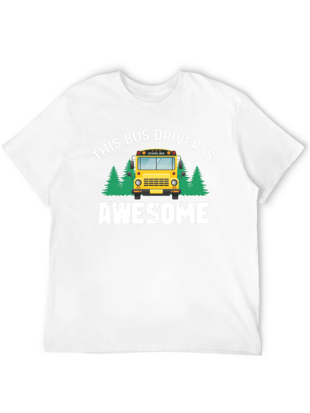 Awesome Bus Driver Graphic T-Shirt