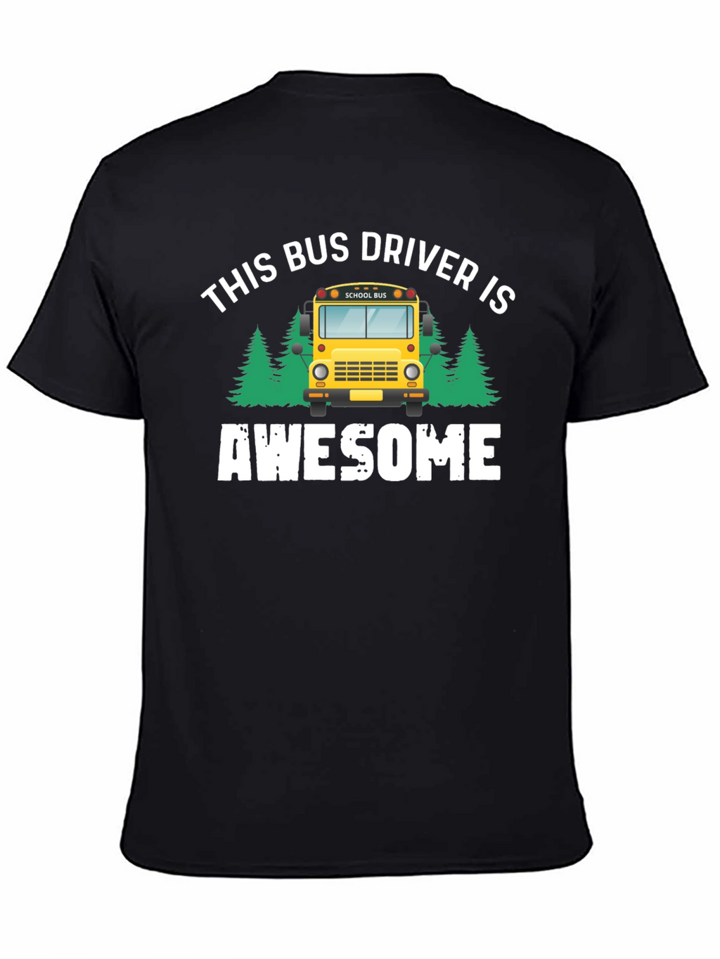 Awesome Bus Driver Graphic T-Shirt