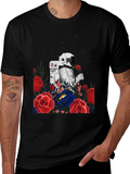 Astronaut and Roses Graphic Tee - Unisex