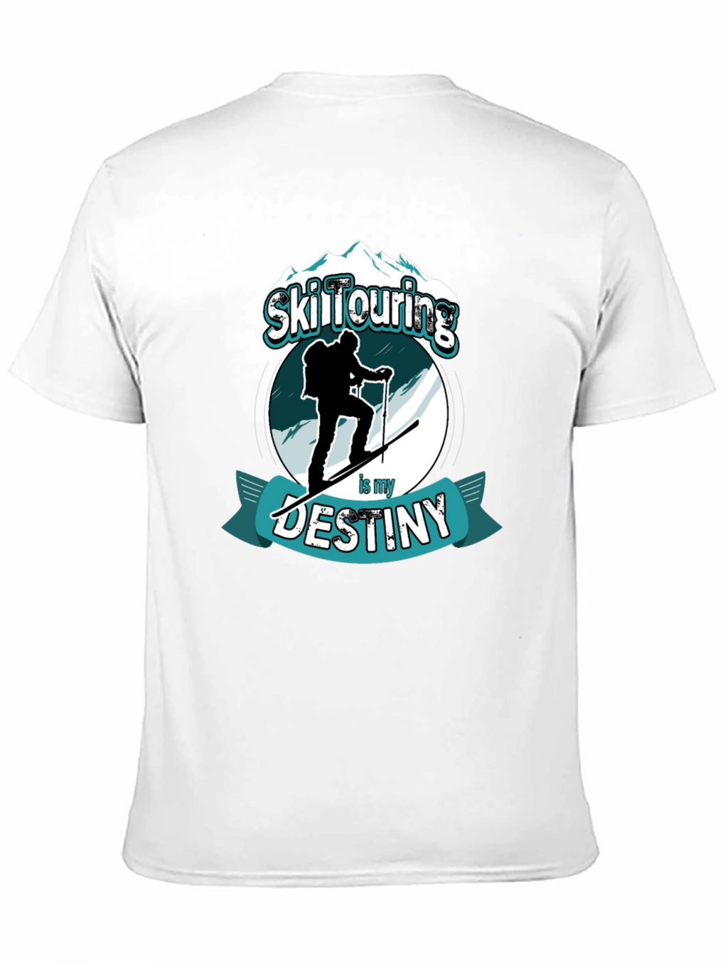 Ski Touring Destiny T-Shirt Black Graphic Tee