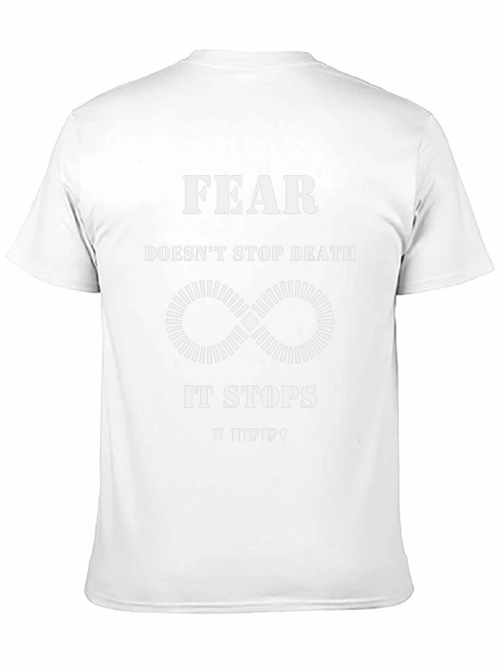 Fear Stops Life Graphic T-Shirt
