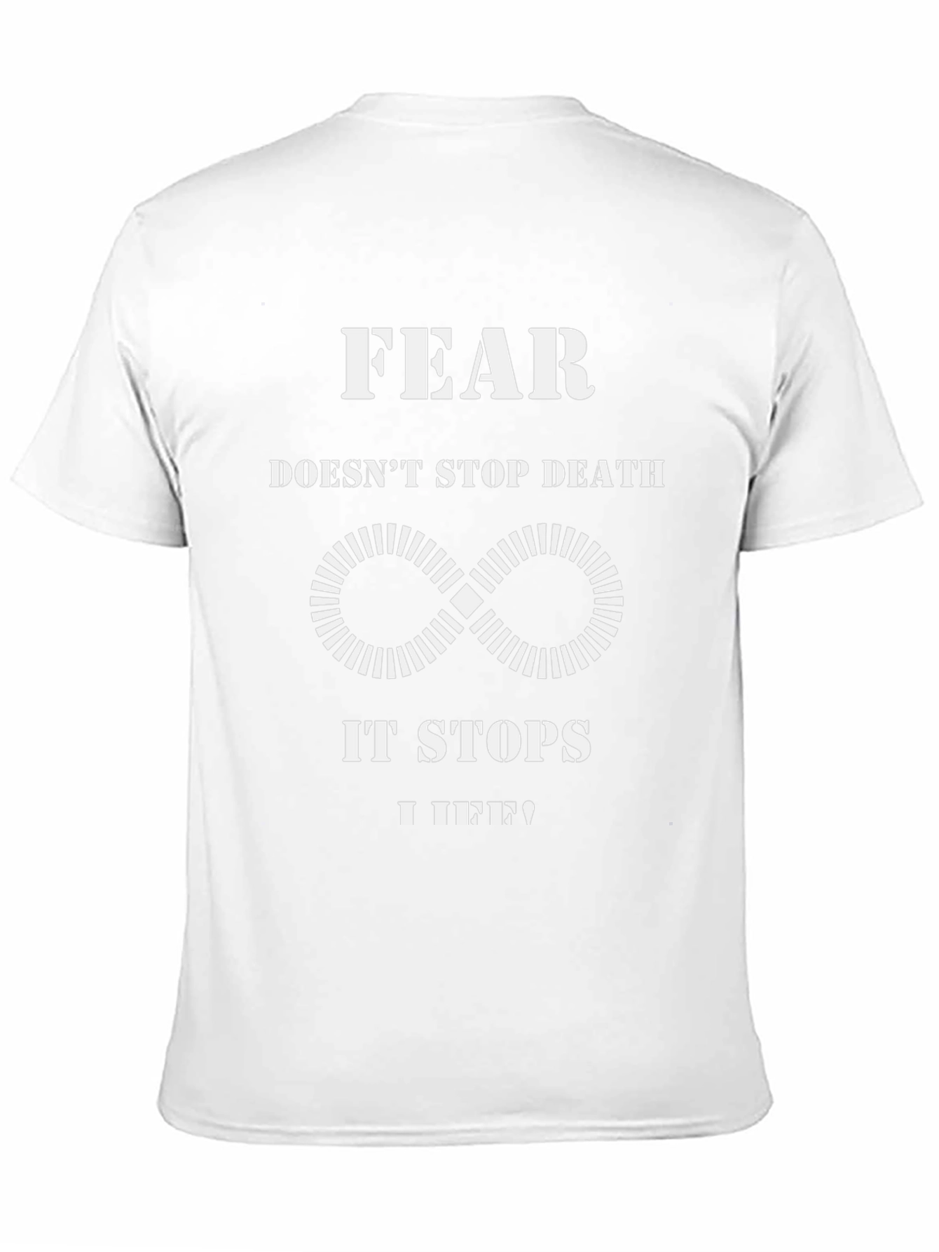 Fear Stops Life Graphic T-Shirt