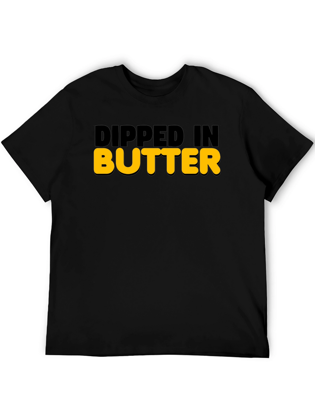 Dipped In Butter Graphic Tee - Mens Novelty Shirt