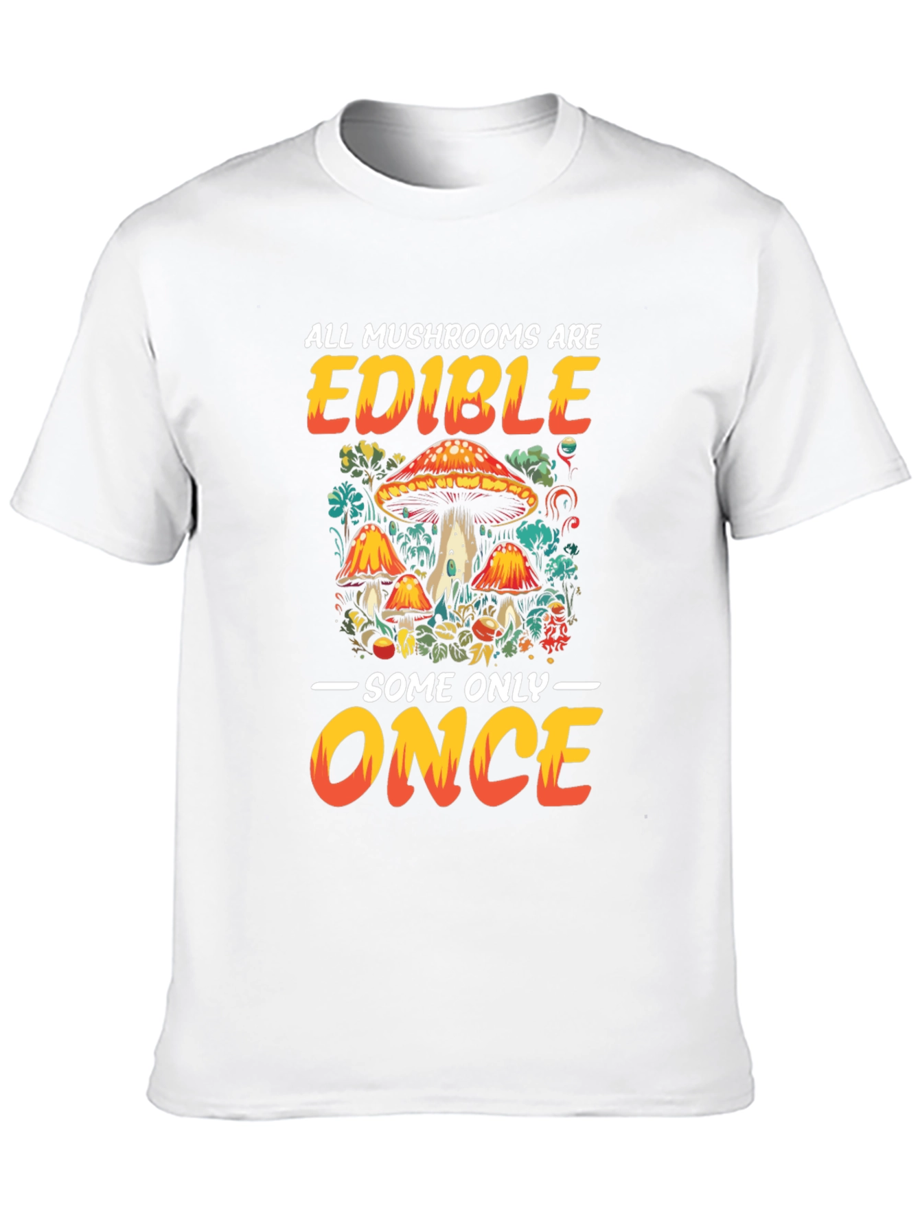 Edible Mushrooms T-Shirt Funny Nature Tee