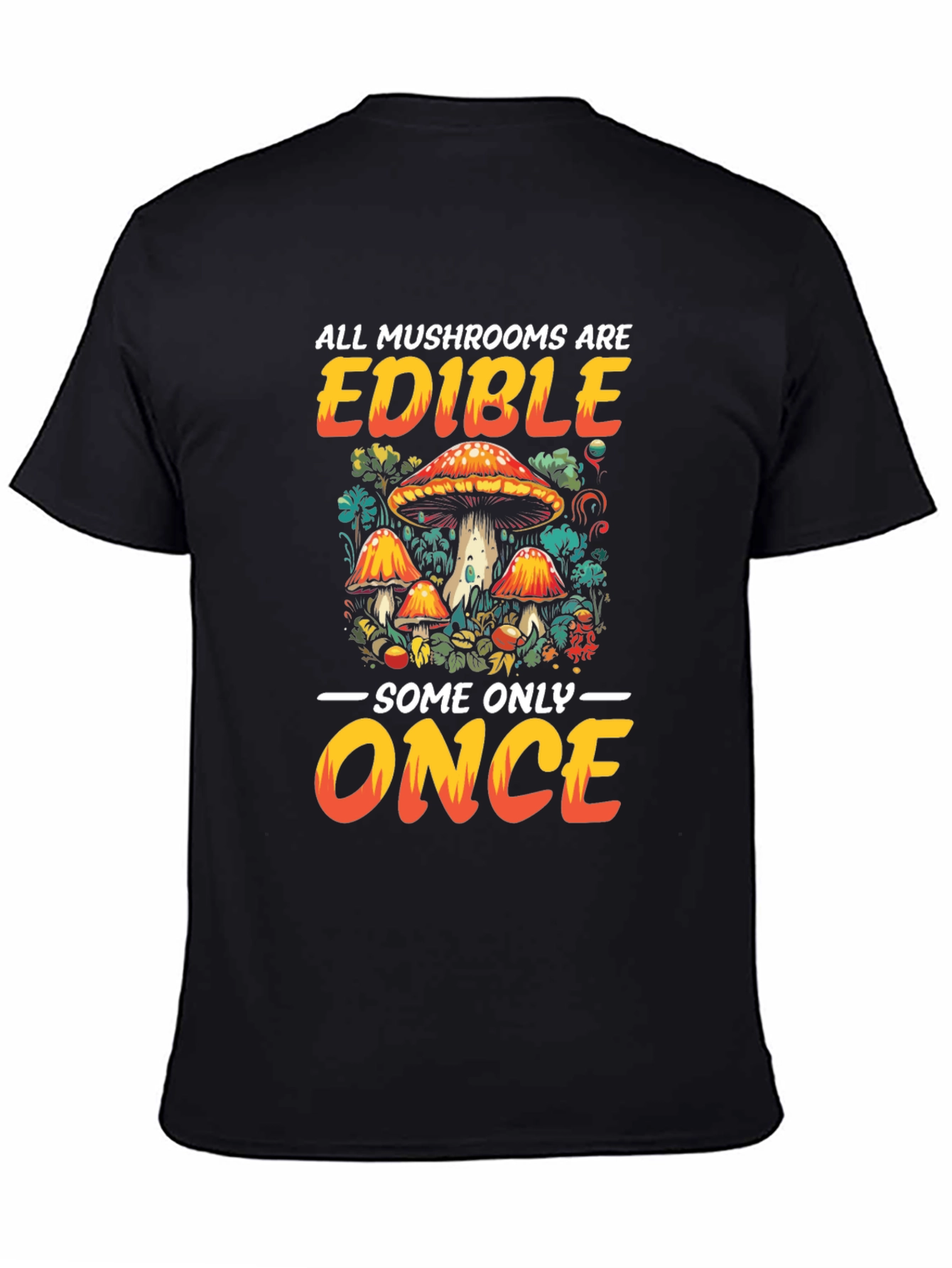 Edible Mushrooms T-Shirt Funny Nature Tee