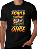Edible Mushrooms T-Shirt Funny Nature Tee