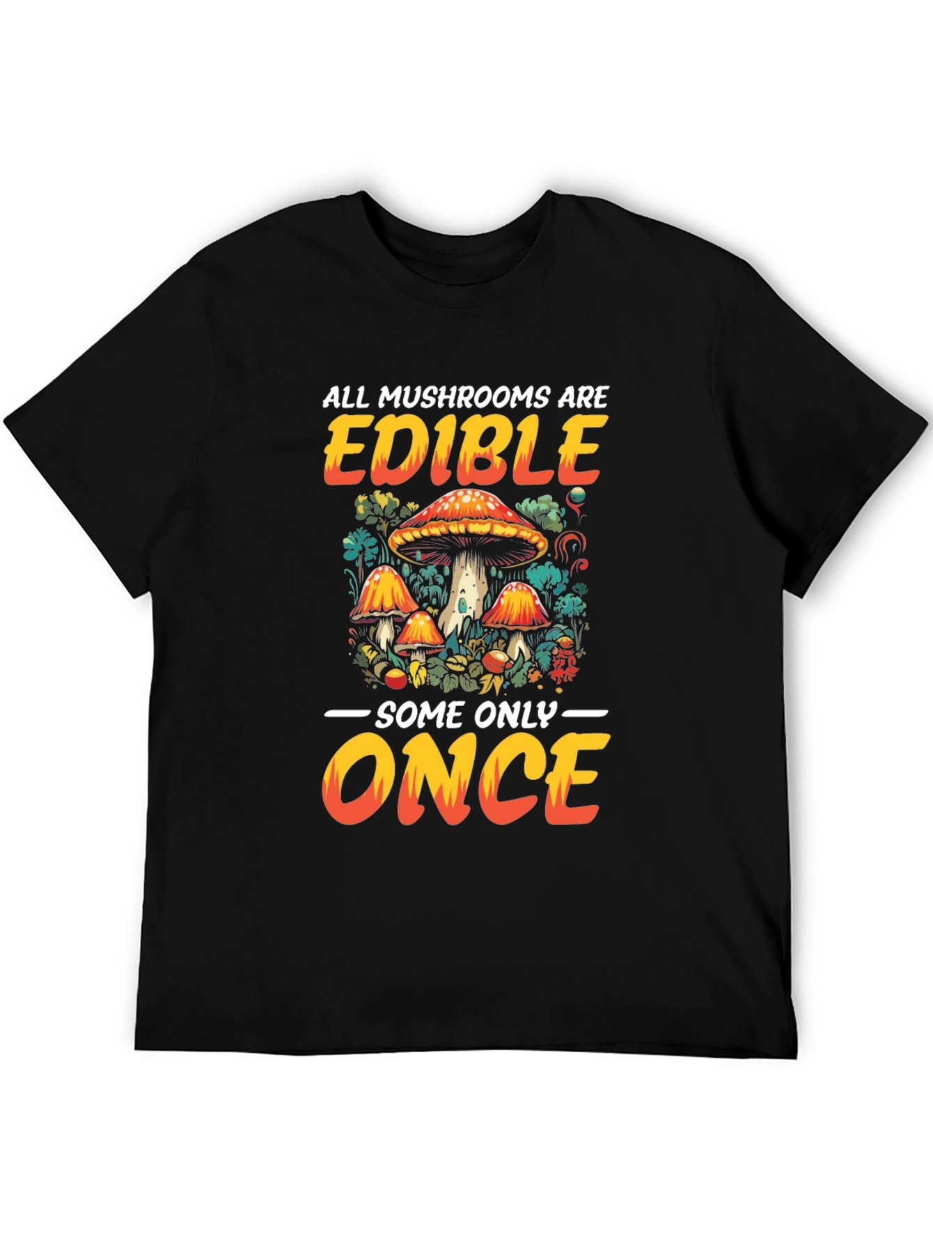 Edible Mushrooms T-Shirt Funny Nature Tee