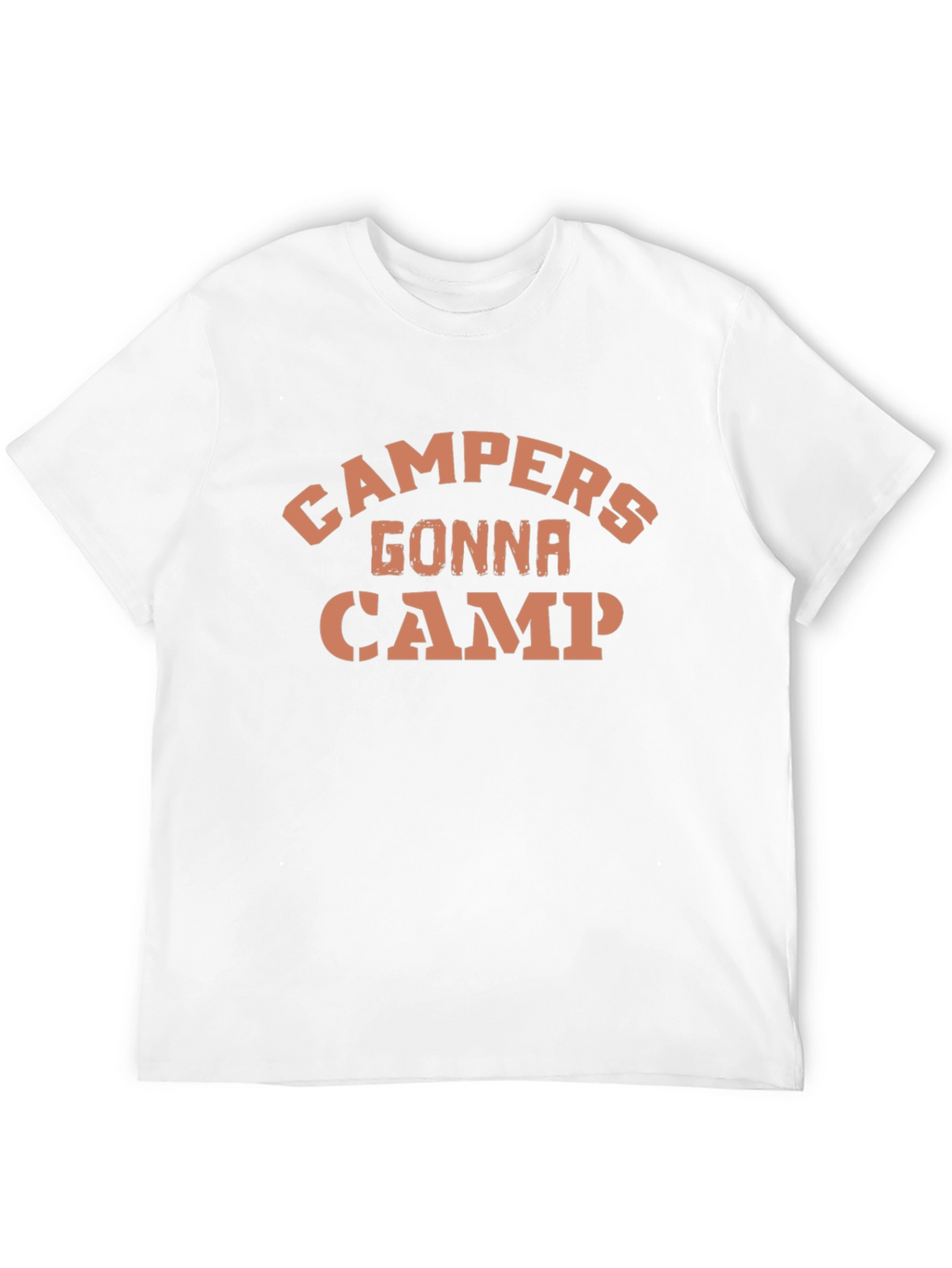 Campers Gonna Camp Black Graphic Tee