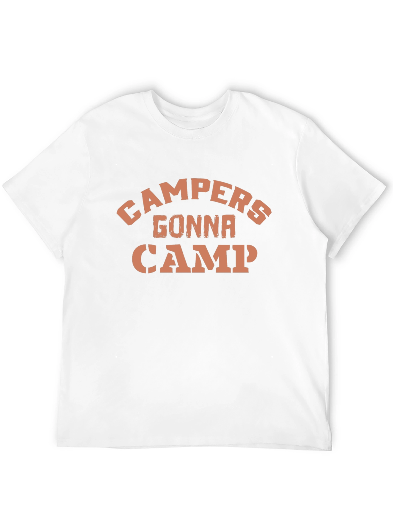 Campers Gonna Camp Black Graphic Tee