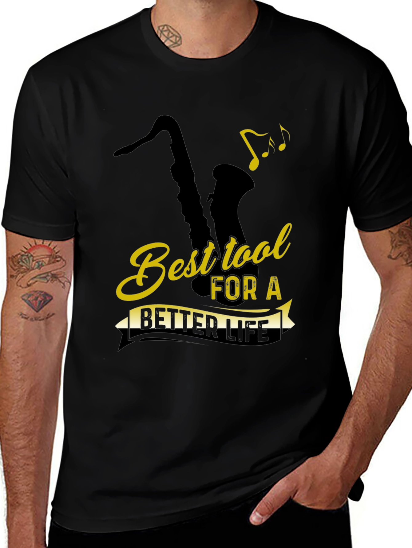 Saxophone Best Tool Graphic T-Shirt