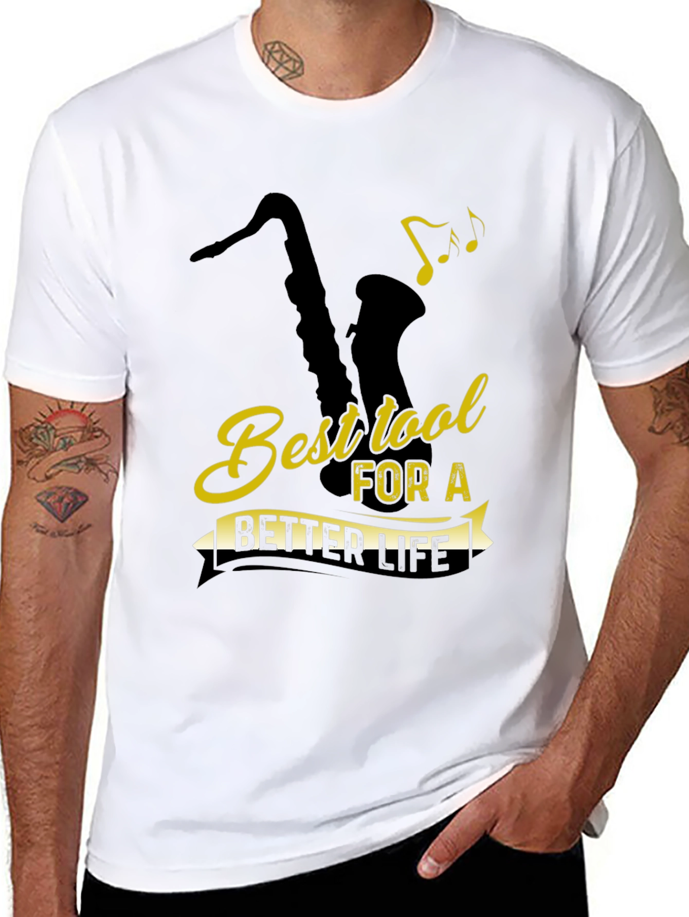 Saxophone Best Tool Graphic T-Shirt